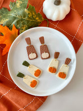 Load image into Gallery viewer, Pumpkin Trapezoid Dangles