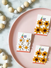 Load image into Gallery viewer, Daisy + Sunflower polymer clay earrings