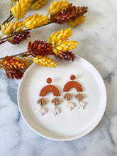 Load image into Gallery viewer, Falling Leaves Polymer Clay Earrings
