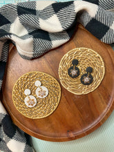 Load image into Gallery viewer, Ginny Rhinestone Snowflake Earrings