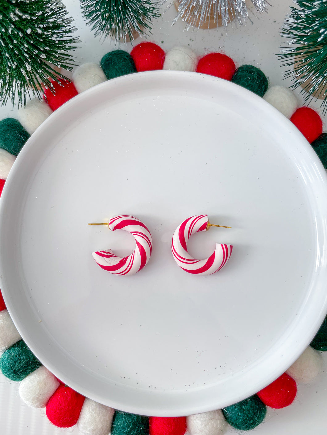 Candy Cane Hoops