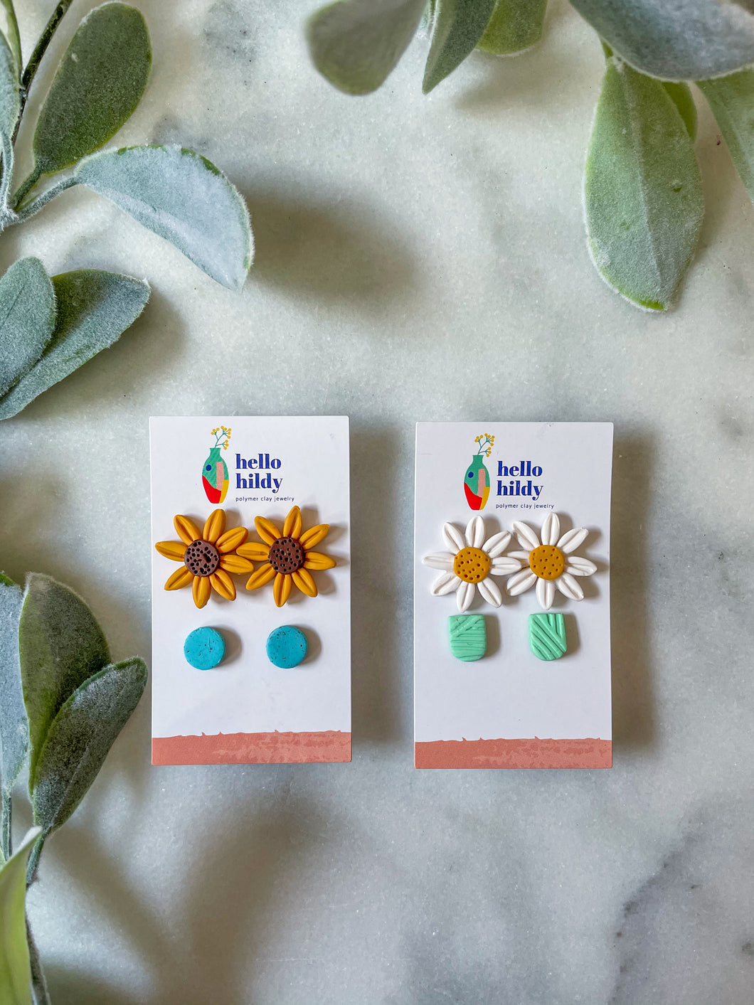 Medium Daisy + Sunny Stud Pack